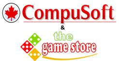 compusoft and the game store logo